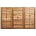 Set da Pranzo Giardino  5 Pezzi in Legno Massello di Acacia, Tavolo da Pranzo Esterno  150x90x75 cm in Legno Massello di Acacia, Sedie da Giardino impilabili  4 pz in Legno Massello di Acacia e Metallo - Foto miniatura 8