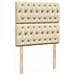 Pouf Letto con Materasso Crema 100x200 cm in Tessuto - Foto miniatura 9