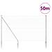 Recinzione a Esagono  1,5x50 m Acciaio Zincato, Paletti per Recinzione  con Punta 13 pcs Ø32 mm 170 cm Acciaio Zincato - Foto miniatura 3