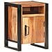 Comodino 40x35x55cm In Legno Massello Di Acacia - Foto miniatura 2