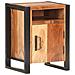 Comodino 40x35x55cm In Legno Massello Di Acacia - Foto miniatura 6