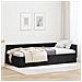 Cornice del letto ad angolo Altro con testiera Nero 90 x 200 cm - Foto miniatura 2