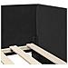 Cornice del letto ad angolo Altro con testiera Nero 90 x 200 cm - Foto miniatura 8
