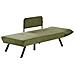 Chaise Longue Versione Destra Rocamadour Tessuto Verde - Foto miniatura 5