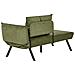 Chaise Longue Versione Destra Rocamadour Tessuto Verde - Foto miniatura 6