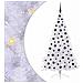 Albero di Natale artificiale Bianco 180 cm PVC e Acciaio - Foto miniatura 1