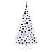 Albero di Natale artificiale Bianco 180 cm PVC e Acciaio - Foto miniatura 4