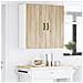 Pensile cucina Rovere Sonoma 80 x 31 x 80 cm Legno multistrato - Foto miniatura 4