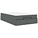 Struttura del letto Grigio scuro 120 x 190 cm Tessuto - Foto miniatura 1