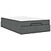 Struttura del letto Grigio scuro 120 x 190 cm Tessuto - Foto miniatura 8