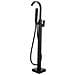 Rubinetto per vasca da bagno indipendente, Blackswan, tipo M18, modello nero opaco, misura 108 cm - Foto miniatura 1