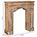 Cornice Per Camino In Legno Marrone 100x29x110h Cm - Foto miniatura 3
