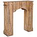 Cornice Per Camino In Legno Marrone 100x29x110h Cm - Foto miniatura 4