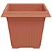 Vaso quadrato per fiori 24 pcs Rosso Mattone 38 x 38 x 30 cm - Foto miniatura 6