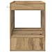 Tavolino Rovere artigianale 40 x 40 x 56 cm Legno multistrato - Foto miniatura 5