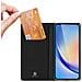 Cover per Galaxy A35 5G - Pelle /PU, Nero, Con Tarjetero - Foto miniatura 3
