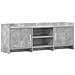 Mobile TV 130 x 33 x 47 cm Grigio Cemento Legno ingegnerizzato - Foto miniatura 1
