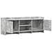 Mobile TV 130 x 33 x 47 cm Grigio Cemento Legno ingegnerizzato - Foto miniatura 3