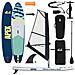 SUP gonfiabile con vela APEX 330 x 76 x 15 cm Blu per - Foto miniatura 1
