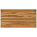 Piano del tavolo 80 x 40 x 3,5 cm Rettangolare Naturale - Foto miniatura 1