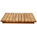 Piano del tavolo 80 x 40 x 3,5 cm Rettangolare Naturale - Foto miniatura 4