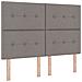 Letto con contenitore e materasso Tortora 160 x 200 cm Tessuto - Foto miniatura 4
