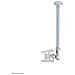 FPMA-C100SILVER Supporto da Soffitto per Schermi LCD /LED /TFT - Foto miniatura 2