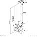 FPMA-C100SILVER Supporto da Soffitto per Schermi LCD /LED /TFT - Foto miniatura 3
