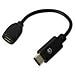 Cavo HiSpeed USB MicroB Femmina / USB-C Maschio 0.15m - Nero - Foto miniatura 1