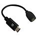 Cavo HiSpeed USB MicroB Femmina / USB-C Maschio 0.15m - Nero - Foto miniatura 2