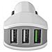 Caricabatterie da Auto 3xUSB 2.0 da 4.4A Colore Bianco - Foto miniatura 2