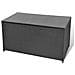 Baule da Giardino Nero 120x50x60 cm in Polyrattan - Foto miniatura 6