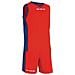 Kit Power - Completino Da Basket - Maglia Smanicata E Pantaloncino Di Colore Rosso / blu Taglia 2xl - Foto miniatura 1