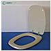 Copriwater Pozzi Ginori Italica Astro Champagne Cerniera Cromo-sedile-asse Wc - Foto miniatura 4