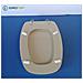 Copriwater Pozzi Ginori Italica Astro Champagne Cerniera Cromo-sedile-asse Wc - Foto miniatura 5