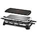 Raclette Stone Grill 3 in 1 acciaio nero 1350W 10 Persone Re45a812 - Foto miniatura 1