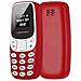 L8Star Bm10 Mini Cellulare Dual Sim Display 0.66" +Slot MicroSD Bluetooth Colore Rosso - Foto miniatura 1