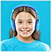 KidsBeat - Cuffie per Bambini con Filo Colore Blu + 10 Sticker 3D  - Foto miniatura 4