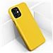 Cover Silicone Apple Iphone 11 Semi-rigida Opaca Finitura Soft Touch Giallo - Foto miniatura 5