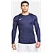 Maglia Uomo a manica lunga Nike DriFit Park VII Blu Navy S - Foto miniatura 1