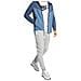 T-shirt Uomo Icon Futura Bianca Taglia L Codice Ar5004-101 - Foto miniatura 4