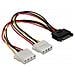 SATA 15pin > 2x 4pin Molex female 20cm, Maschio / femmina, Multi - Foto miniatura 1