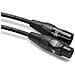 100ft XLR3F / XLR3M, XLR (3-pin) , XLR (3-pin) , Maschio, Femmina, Argento, Nero - Foto miniatura 1