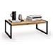 , Tavolino Da Salotto, Luxury, Rovere Rustico, 90 X 55 X 30 Cm, Nobilitato / ferro, Made In Italy - Foto miniatura 1