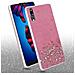 Custodia Compatibile Con Huawei P20 In Rosa Con Glitter - Coperchio Protettivo In Silicone Tpu Flessibile Con Glitter Scintillanti - Foto miniatura 3