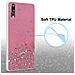 Custodia Compatibile Con Huawei P20 In Rosa Con Glitter - Coperchio Protettivo In Silicone Tpu Flessibile Con Glitter Scintillanti - Foto miniatura 4