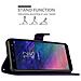 Custodia Compatibile Con Samsung Galaxy A6 2018 In Lilla Scuro Fiore - Coperchio Protettivo In Design Floreale Con Chiusura Magnetica, Funzione Stand E Slot Per Carte - Foto miniatura 4