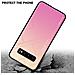 Custodia Compatibile Con Samsung Galaxy S10 Plus In Giallo - Rosa - Coperchio Protettivo Bicolore In Vetro Temperato E Silicone Tpu - Foto miniatura 3