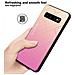 Custodia Compatibile Con Samsung Galaxy S10 Plus In Giallo - Rosa - Coperchio Protettivo Bicolore In Vetro Temperato E Silicone Tpu - Foto miniatura 5