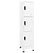 Armadietto con Serratura Bianco 38x45x180 cm in Acciaio - Foto miniatura 1